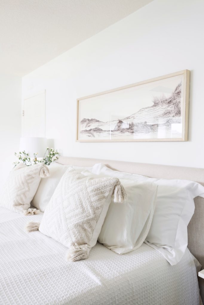New Art in the Master Bedroom