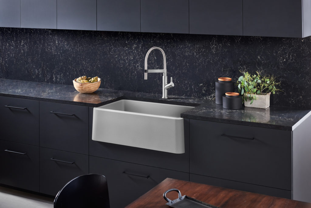How To Create a Design Board Featuring Blanco’s New Concrete Gray Sink