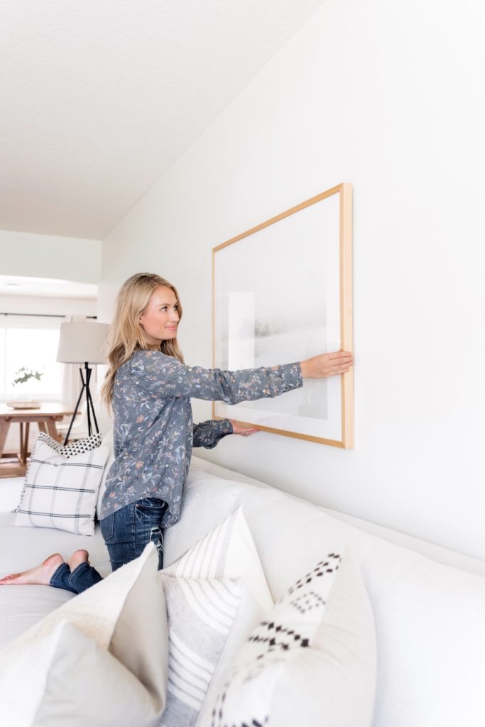 Three Tips For Styling Small Spaces + Our New Coffee Table!
