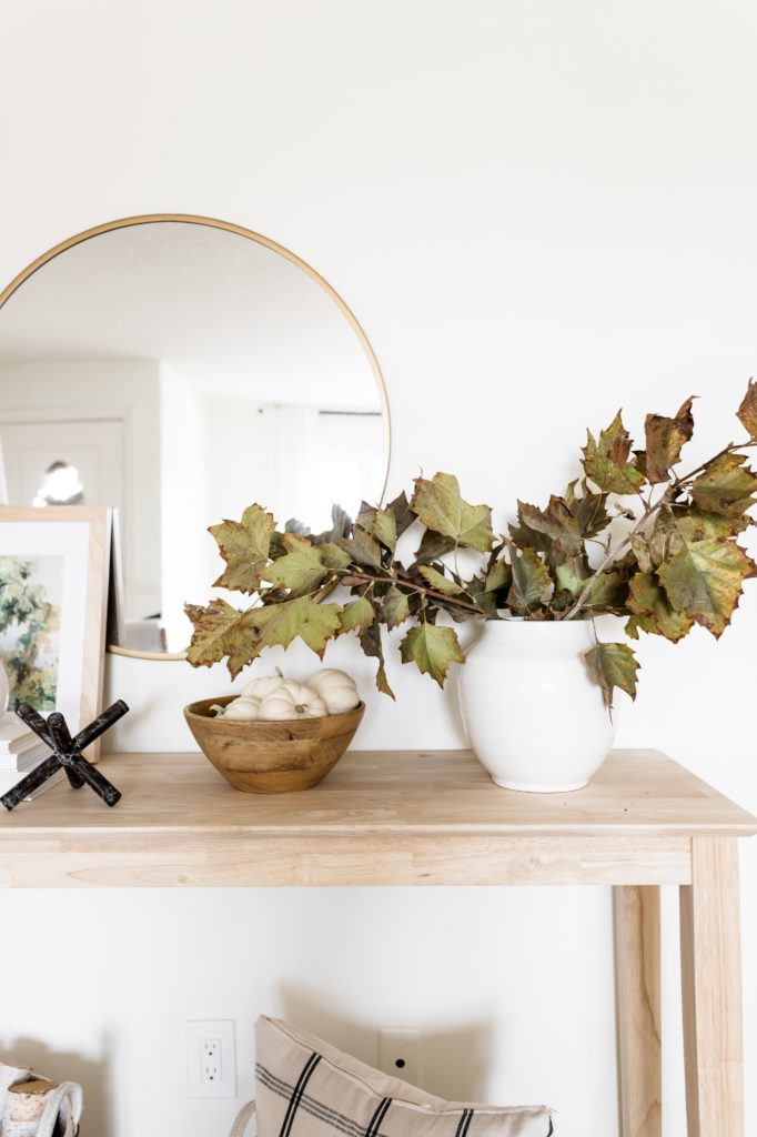 An Affordable Console Table Design