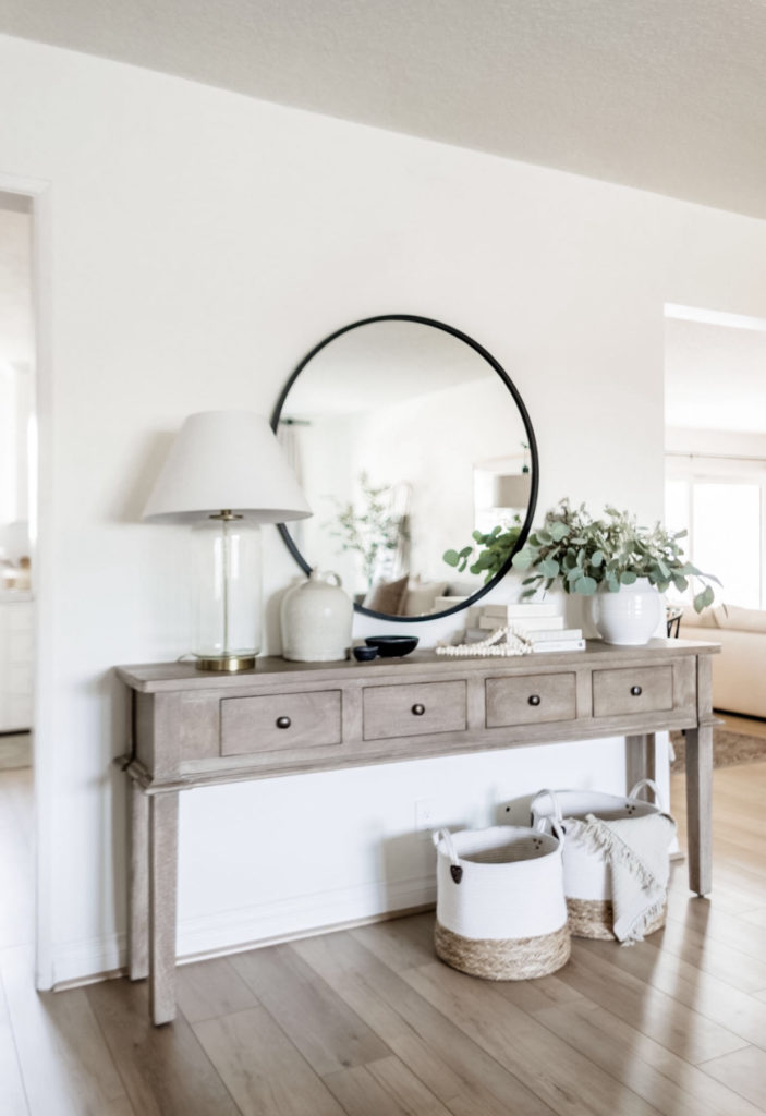 Console Table Reveal Halfway Wholeistic, Boho Console Table Decor