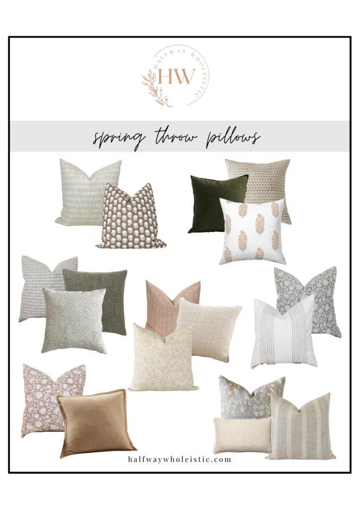Spring Throw Pillows