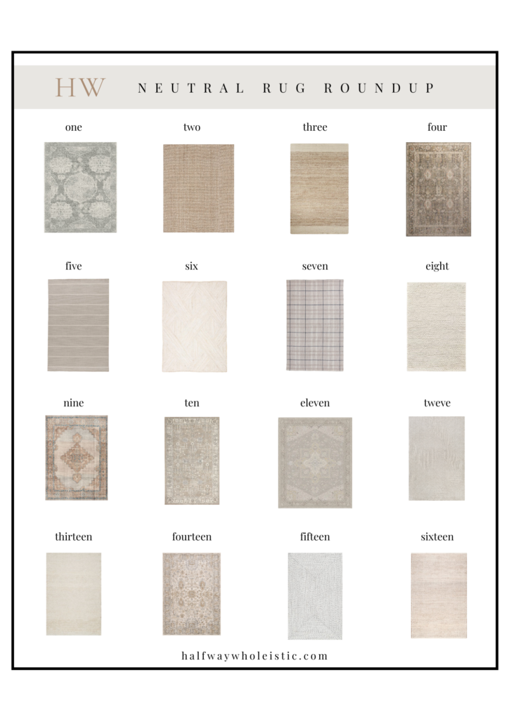 Neutral Rug Roundup