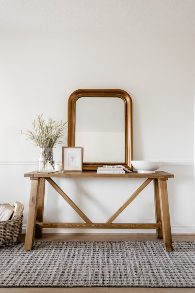 New Console Table Reveal + Review