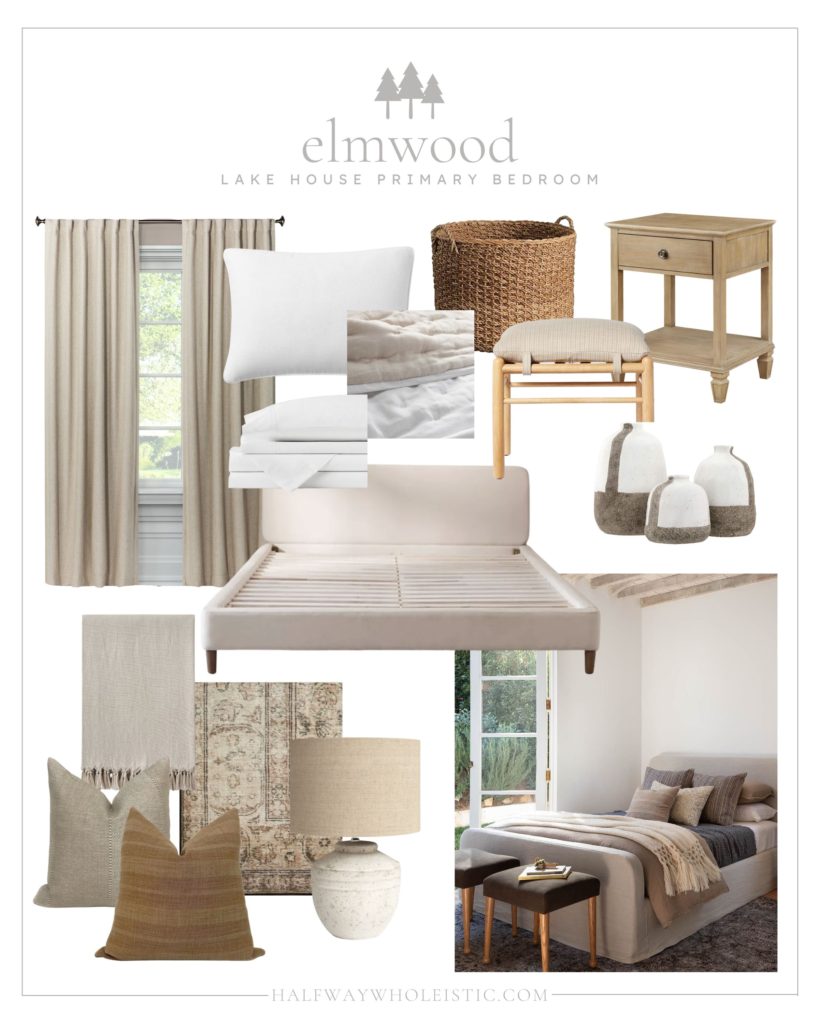 Elmwood Lake House: Primary Bedroom Design Reveal