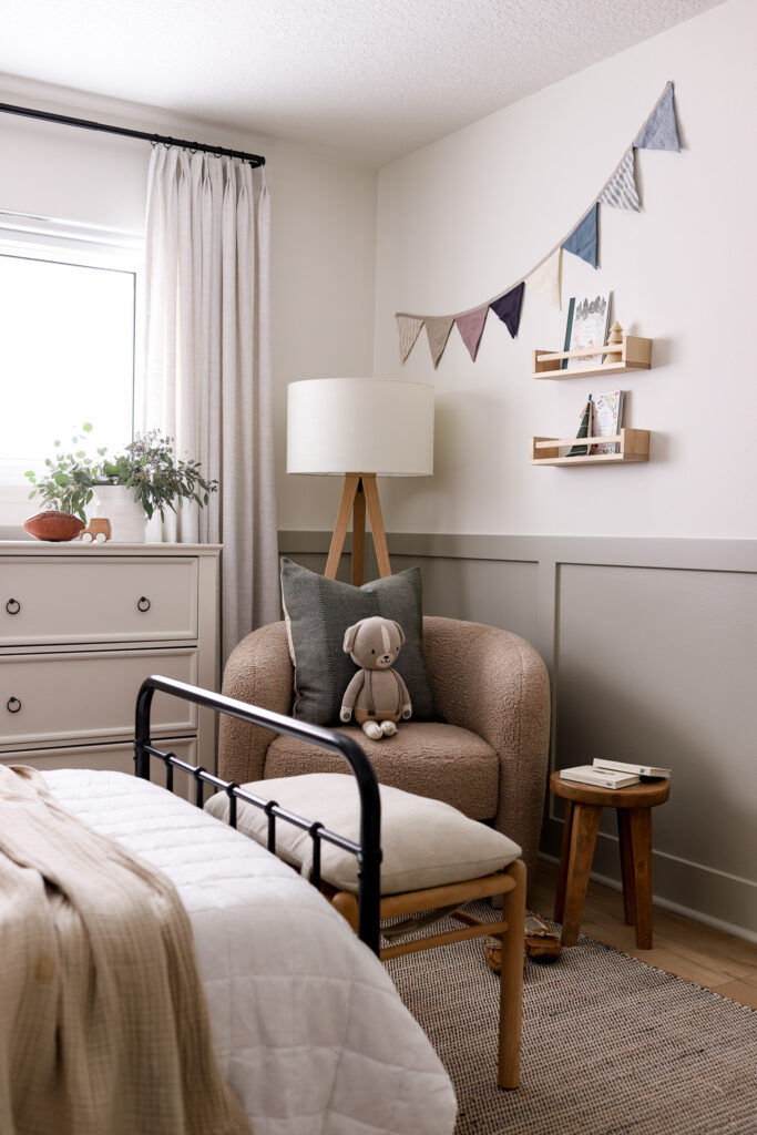 Update on Weston's Room: Board and Batten Reveal!