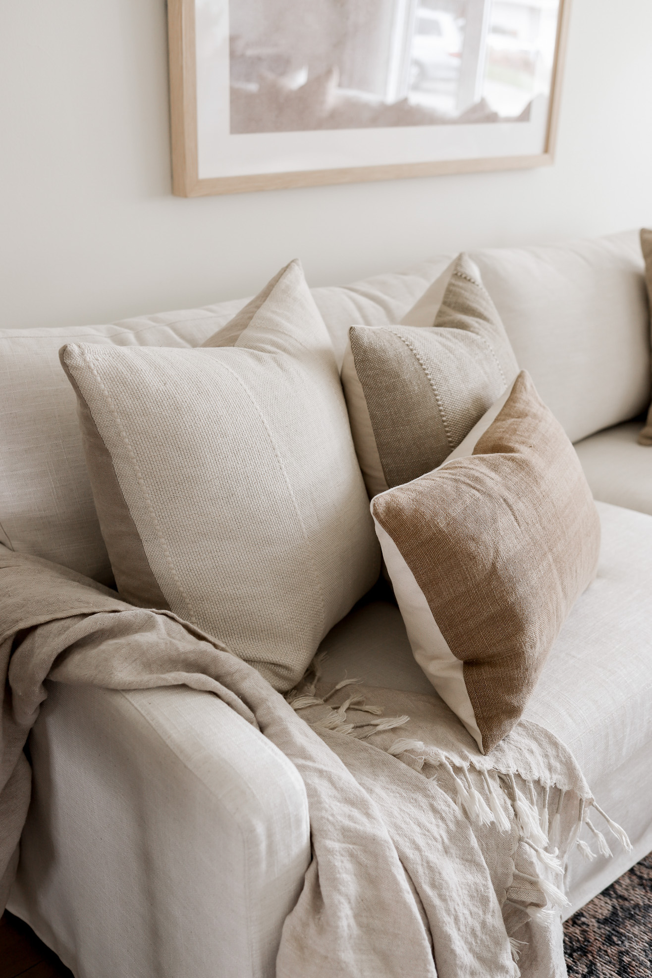 Our Slipcover Sofa Review – Halfway Wholeistic