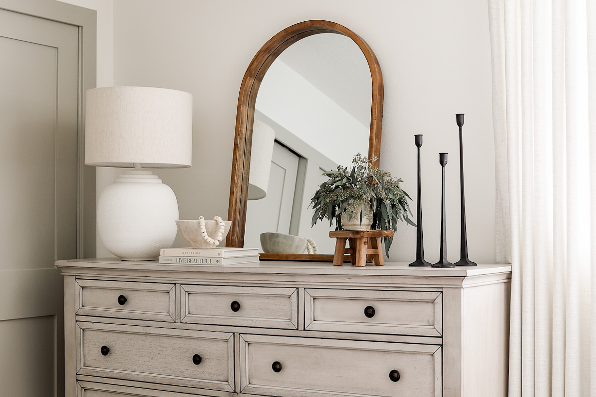 How to Decorate a Dresser Halfway Wholeistic