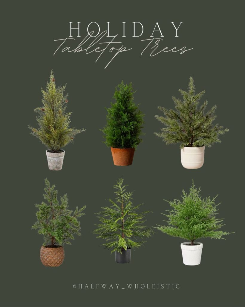 Add Holiday Cheer on a Budget with Tabletop Trees