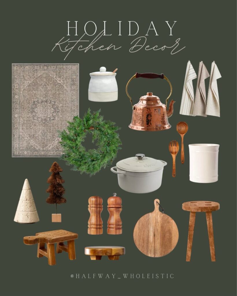 Elevate Your Holiday Spirit with Charming Kitchen Decor