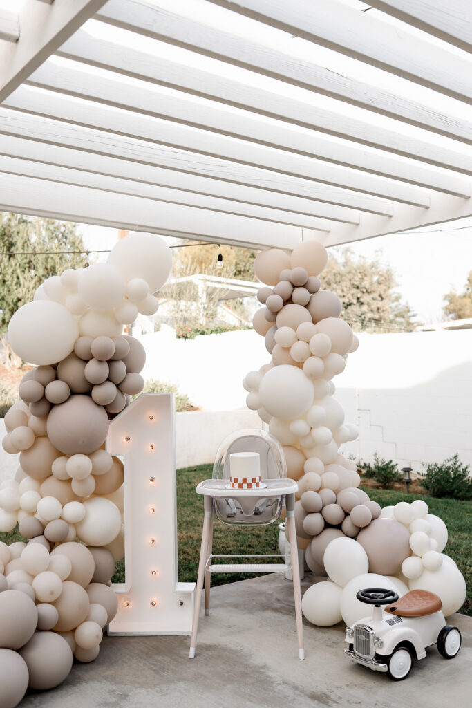 Lane's First Birthday: Fast One Theme
