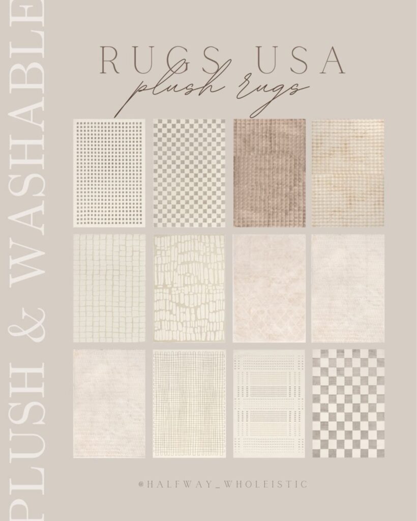 Durability Meets Design: The Beauty of Plush Washable Rugs